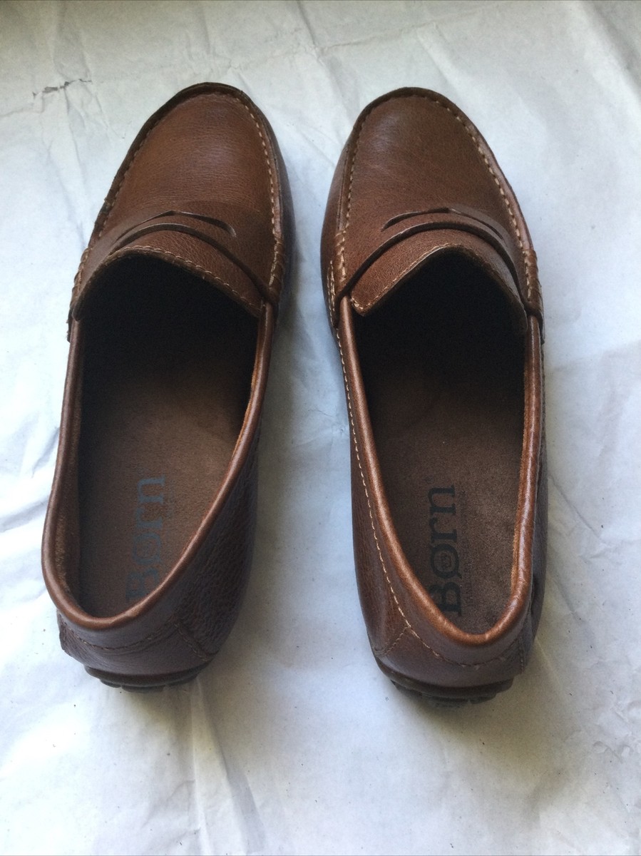 Born Andes Loafers Mens 8 Black Smooth Leather Slip-On Driving Moccasin Shoes New Børn Mens Andes Driving Shoe Leather Slip On Size 8M  main image 4