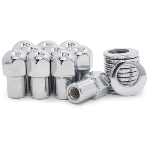 10 Lug Nuts 12x1.5 Chrome Dome Top Mag Nut .75 Shank Cragar Offset