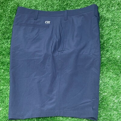 Mens Cutter Buck CB DryTec Shorts Navy 32 MCB09905