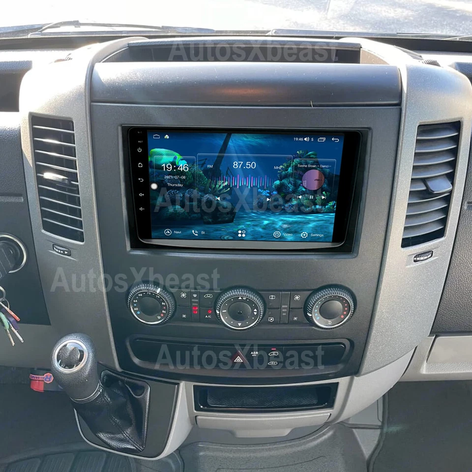 Radio Stereo For 2011-2017 Mercedes Benz Sprinter 2500 Carplay Android14 Foto 4 de 4