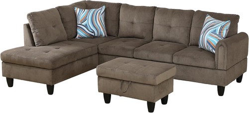 MORABO Chaise, add-on unit, Grann/Bomstad golden brown/wood