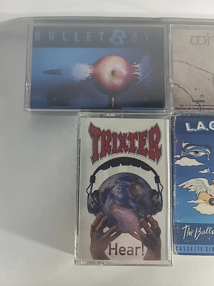 Lot Of 4 Cassette Tapes L.A. Guns, Whitesnake, Bullet Boys, Trixter, Hair Metal! Foto 2 de 4