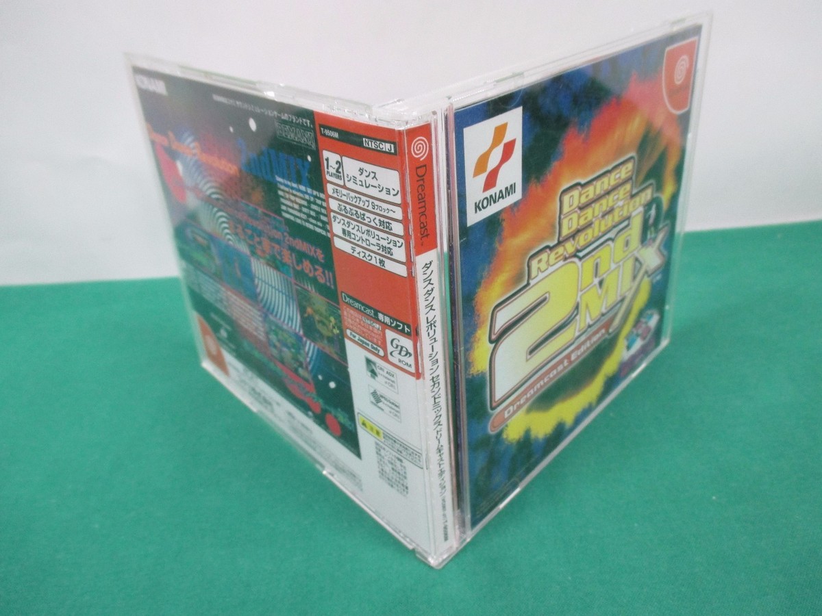 2種セットDREAMCAST　DanceDanceRevolution DANCE DANCE REVOLUTION 2ND MIX Dreamcast SEGA dream cast