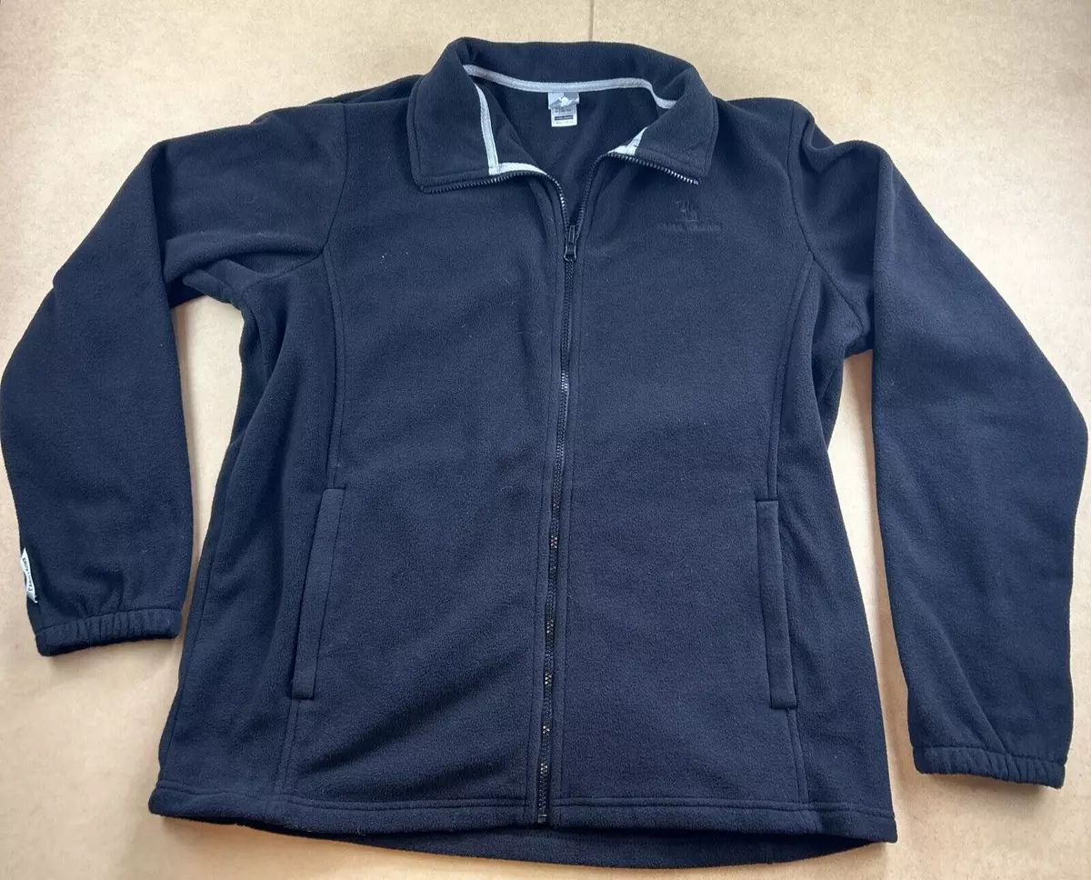 Camel Crown Fleece Jacket Mens Large Black Full Zip Ski SKU2461