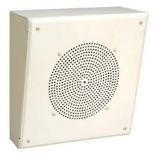 Bogen MB8TSLVR 8" 4-watt Wall Speaker, Metal Box, Slanted, Volume Control