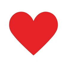 Heart Shape Vinyl Decal Love symbol Sticker