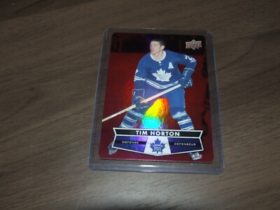 2021-22 Tim Hortons Upper Deck Red Die Cut DC-1 Tim Horton
