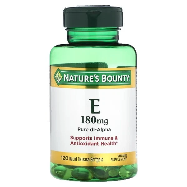 Nature's Bounty Vitamin E Capsule Vitamins & Minerals