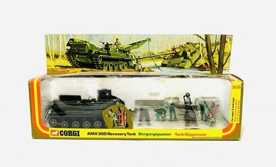 Vintage 1976 Corgi 908 AMX 30D Recovery Tank New Open Box