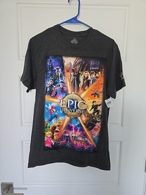 Universal Orlando Epic Universe Grand Opening Day T-Shirt May 22 2025 Size S NWT