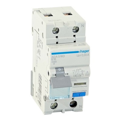 HAGER ADA516D FEHLERSTROM-LEITUNGSSCHUTZSCHALTER