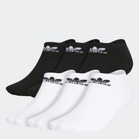 6-Pairs Adidas Mens Trefoil No-Show Socks Deals
