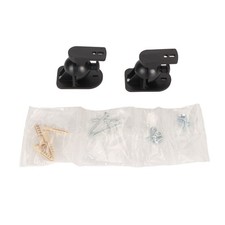 1 Pair Speaker Wall Mount Plastic Angle Adjustable Speaker Wall Bracket Shelf