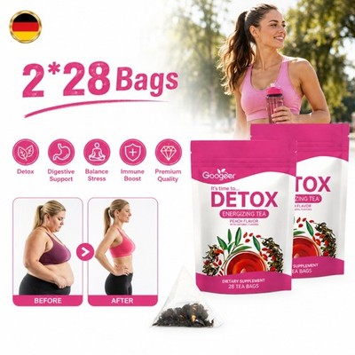 2x Detox Tee Gewichtsverlust Tee Abnehmen Schlankheits Diät Teebeutel 28 Tage