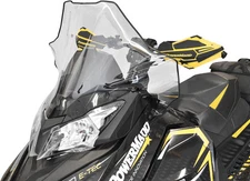 Powermadd Cobra Windshield - Mid - 17in. - Tint with Black Fade Snowmobile 13530