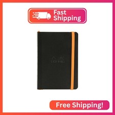 Rhodia Rhodiarama SoftCover Notebook - 72 Dots Sheets - 4 x 5 1/2 - Black Cover