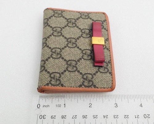 Cartera vintage con estuche para tarjetas de crédito y identificación GUCCI - Imagen 9 de 14