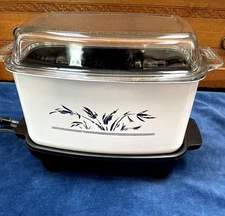 West Bend 6 Quart Qt Slow Cooker Crock Pot Sandwich Grill Glass Lid