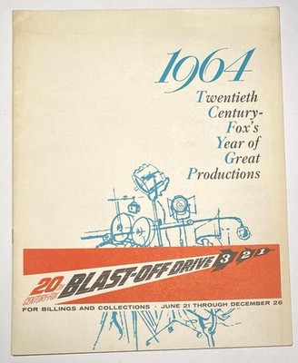 20TH CENTURY-FOX - Rare 1964 Coming Film Releases 12-Page MOVIE