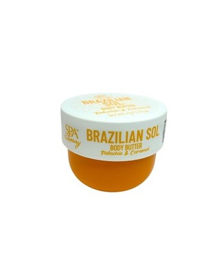 Spa Luxury Brazilian Sol Body Butter Pistachio & Caramel Creamy Lotion 6 oz New.