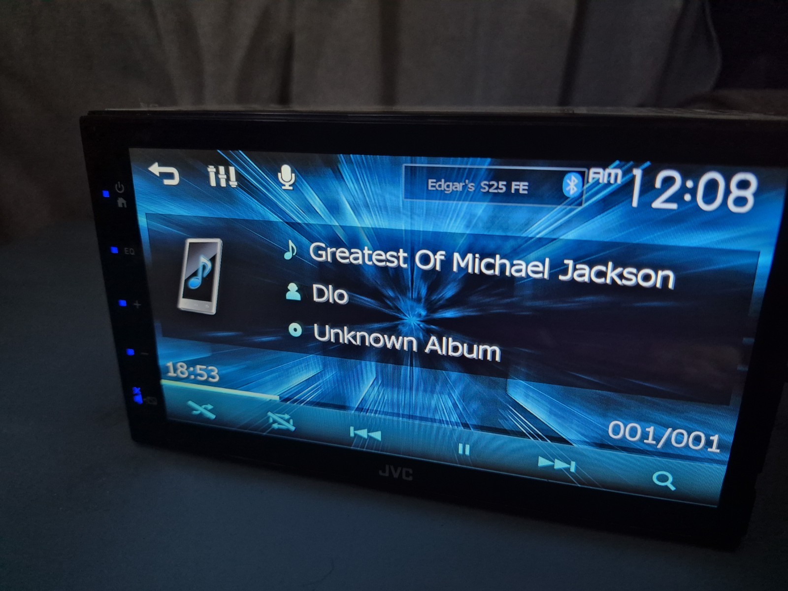JVC KW-M150BT 6.8" Touchscreen Double Din Bluetooth Usb (NO 