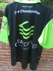 Andy Lally #44 CLEAR CRYPTOS/Alpha Racing race used pit crew shirt - 2XL — photo 2