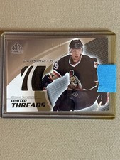 2003-04 Upper Deck SP Game Used Limited Threads Jason Spezza /21 Jersey