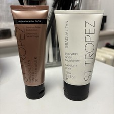 St. Tropez Gradual Tan Body Lotion 75ml + Instant Health Glow Body Lotion 50ml
