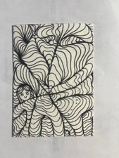 ACEO Original Multimedia Abstract Series 4/4 Art Card NMC 