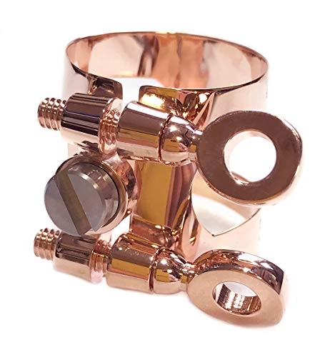 Лигатура Bullseye Bullseye из каучука Bulls EX Mayer с пластиной из розового золота BLEXPGP-M