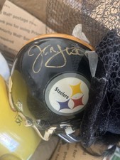 Jack Lambert Signed Pittsburgh Steelers Football Helmet Original Autographed