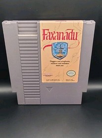 Faxanadu Nintendo NES Original Authentic Game & Instruction Manual *Tested Works