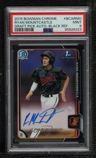 2015 Bowman Draft Asia Exclusive Black Refractor 32/35 Ryan Mountcastle Auto g6p