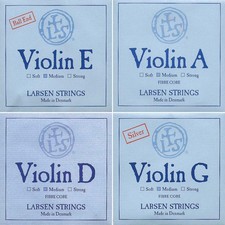 Larsen Violin String Set - Medium, removeable ball end E
