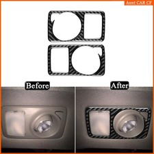 For Toyota Sienna 2015-2020 Real Carbon Fiber Roof Reading Light Frame Trim