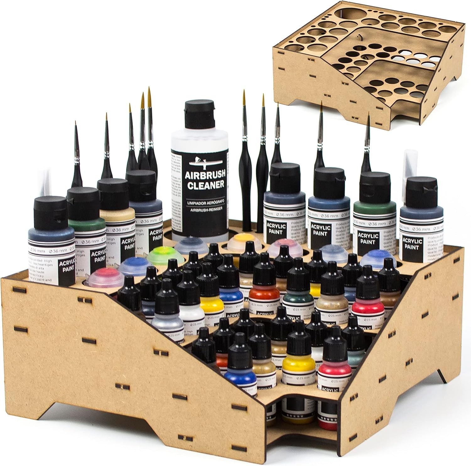 Paint Rack for model paints. Hobby craft Vallejo Army rack s