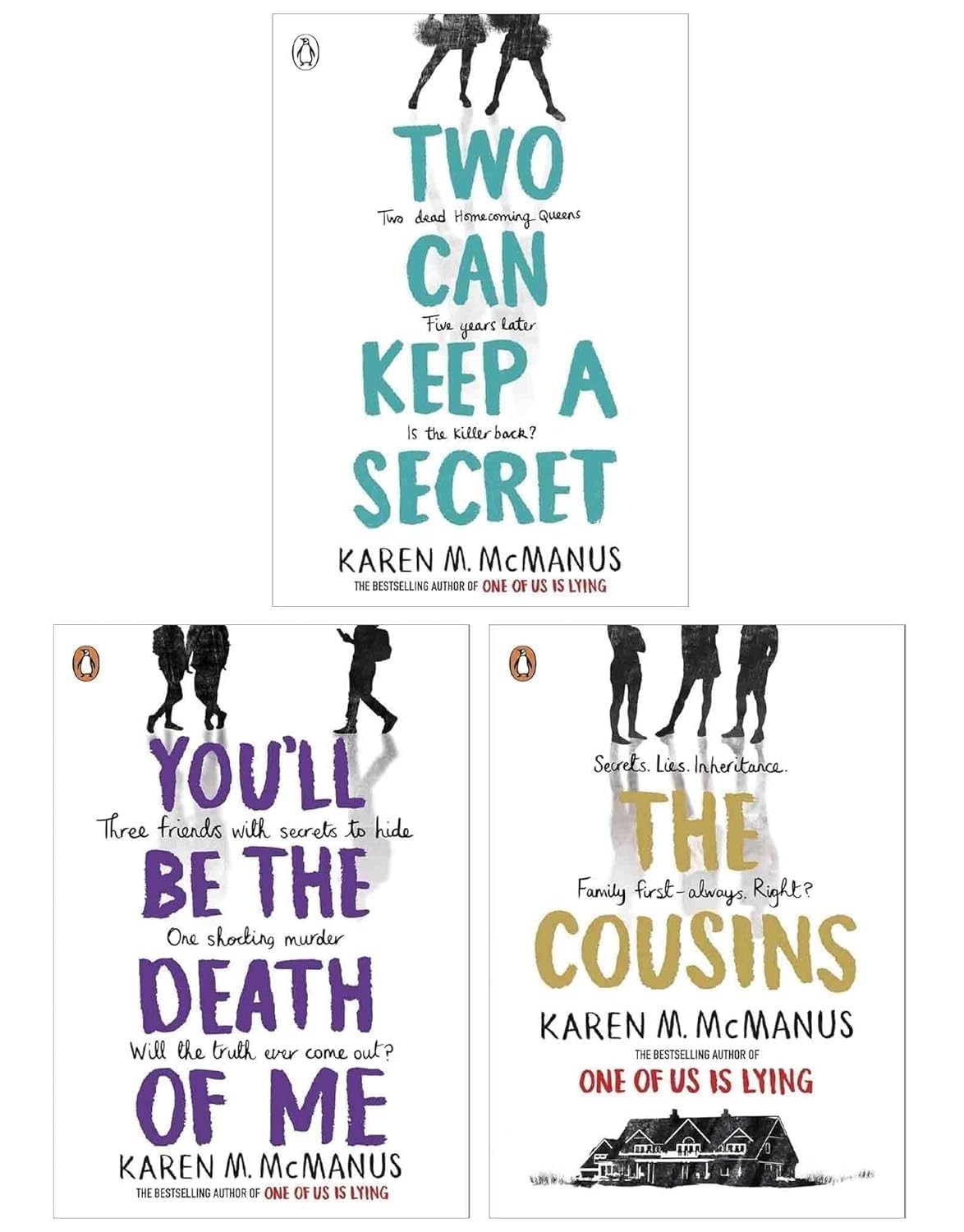 Karen M. McManus 3 Books Collection Set The Cousins, Two Can Keep a Secret, You