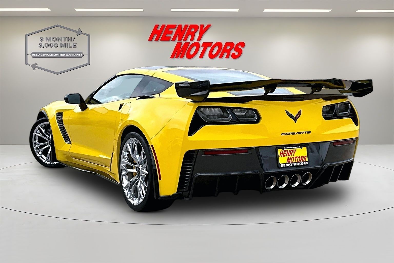 2019 Yellow Chevrolet Corvette   | C7 Corvette Photo 4