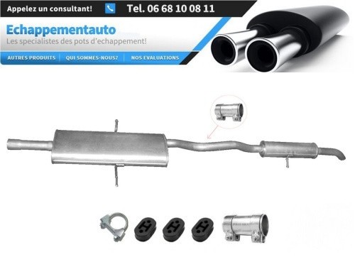 Silencieux arrière Dodge Grand Caravan 3.3 02-07 pour voyager confortablement