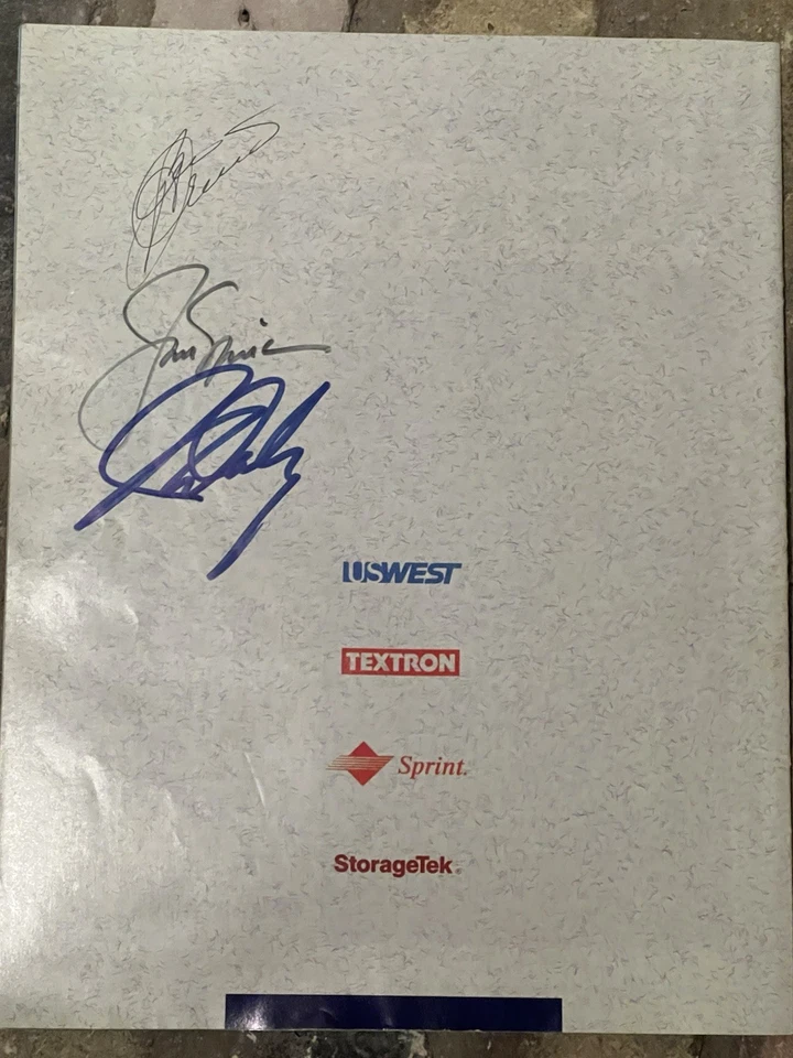 1992 international tournament program signed by Jack, Nicholas and John Daly - Image 2 of 3