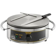 Carnival King CMPT16M 16" Round Portable Steel Crepe Maker - 208/240V