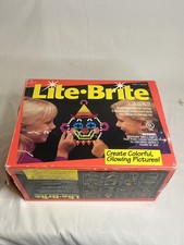 Vintage Milton Bradley Lite Brite With Unused Sheets