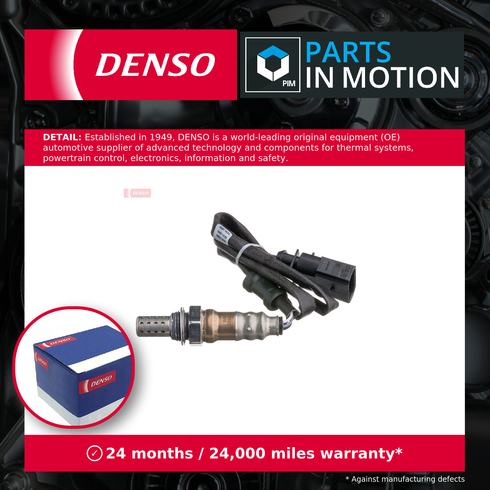 Lambda Sensor fits SEAT CORDOBA 6L 2.0 02 to 09 Oxygen Denso 022906262BG Quality - Image 23