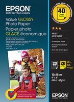 Epson C13S400044 Value Fotopapier 10 X 15 Cm Mm
