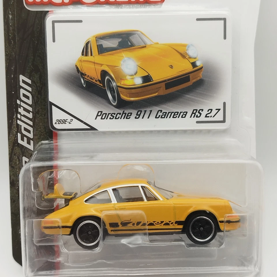 Majorette Porsche 911 Carrera RS 2.7 Jaune – Porsche Edition 2025 – 1:64 - Neuf - Photo 2/4