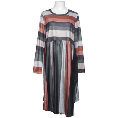 Kleid, Größe: 0XL, Mehrfarbig, Elasthan/Polyester, Streifen, Damen #CKX