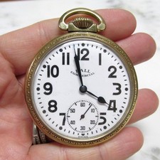 Vintage Ball Commercial Watch Co. Pocket Watch w/ 10K RGP Case; 17J  4-C317