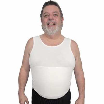 The Natural Posture Men's Ultra Slimming Shirt - Sleeveless Chest and Tummy