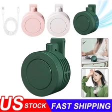  Mini Portable Silent Bladeless Fan Small Clip On Shirt Waist Adjustable