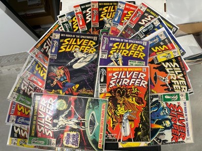 Silver Surfer complete run 1-18 avg VG - tons of pics
